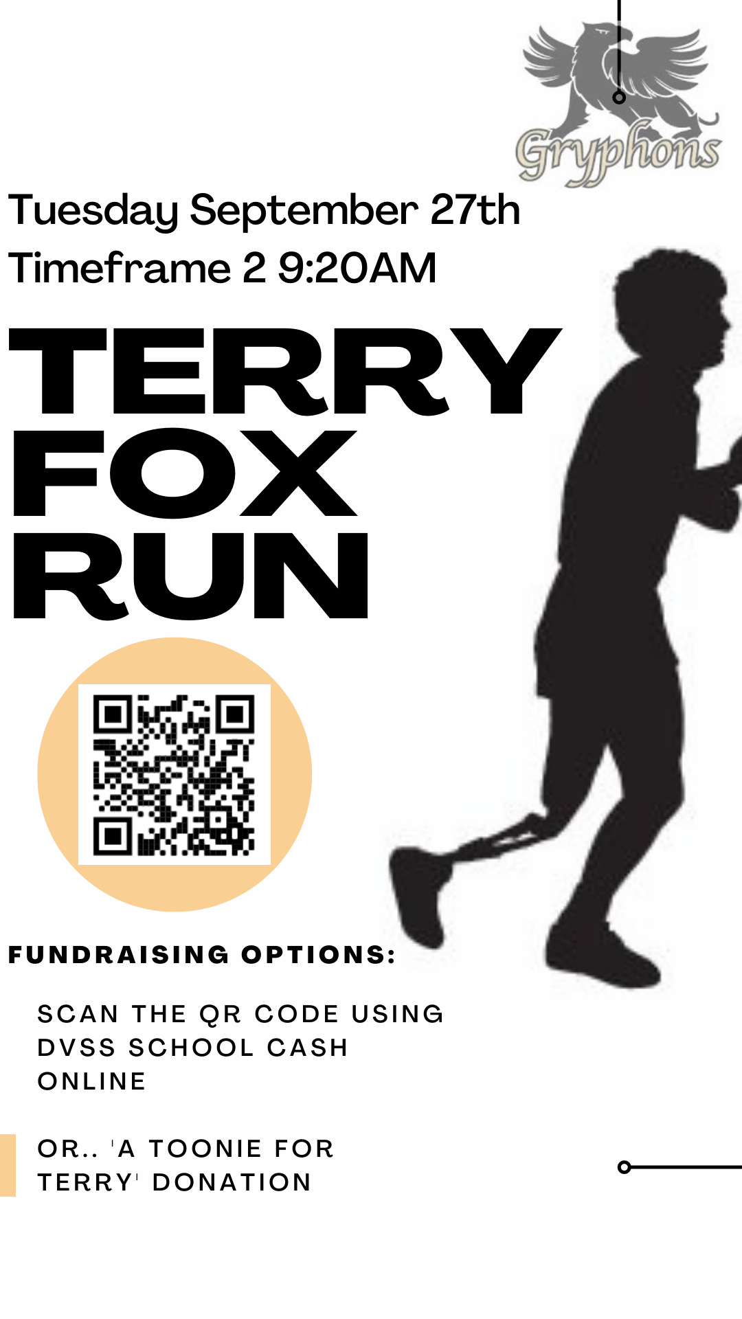 Terry Fox Run at DVSSDundas Valley Secondary School