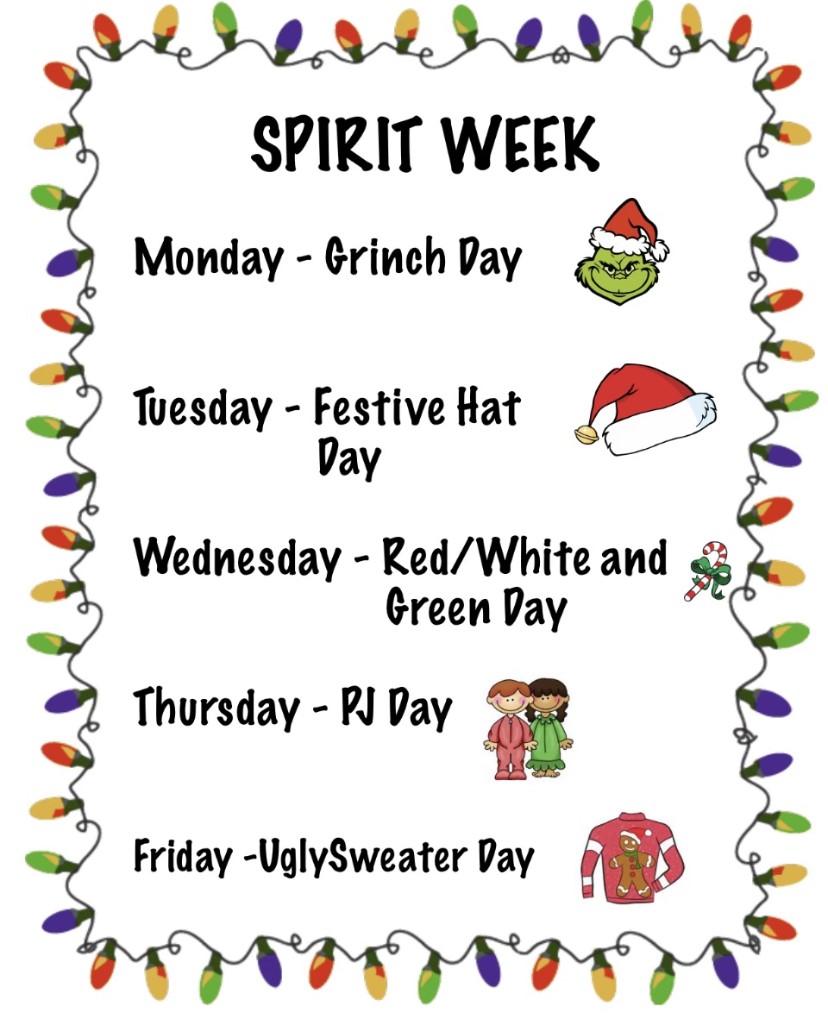 Spirit Week Events | Queen Mary Elementary School