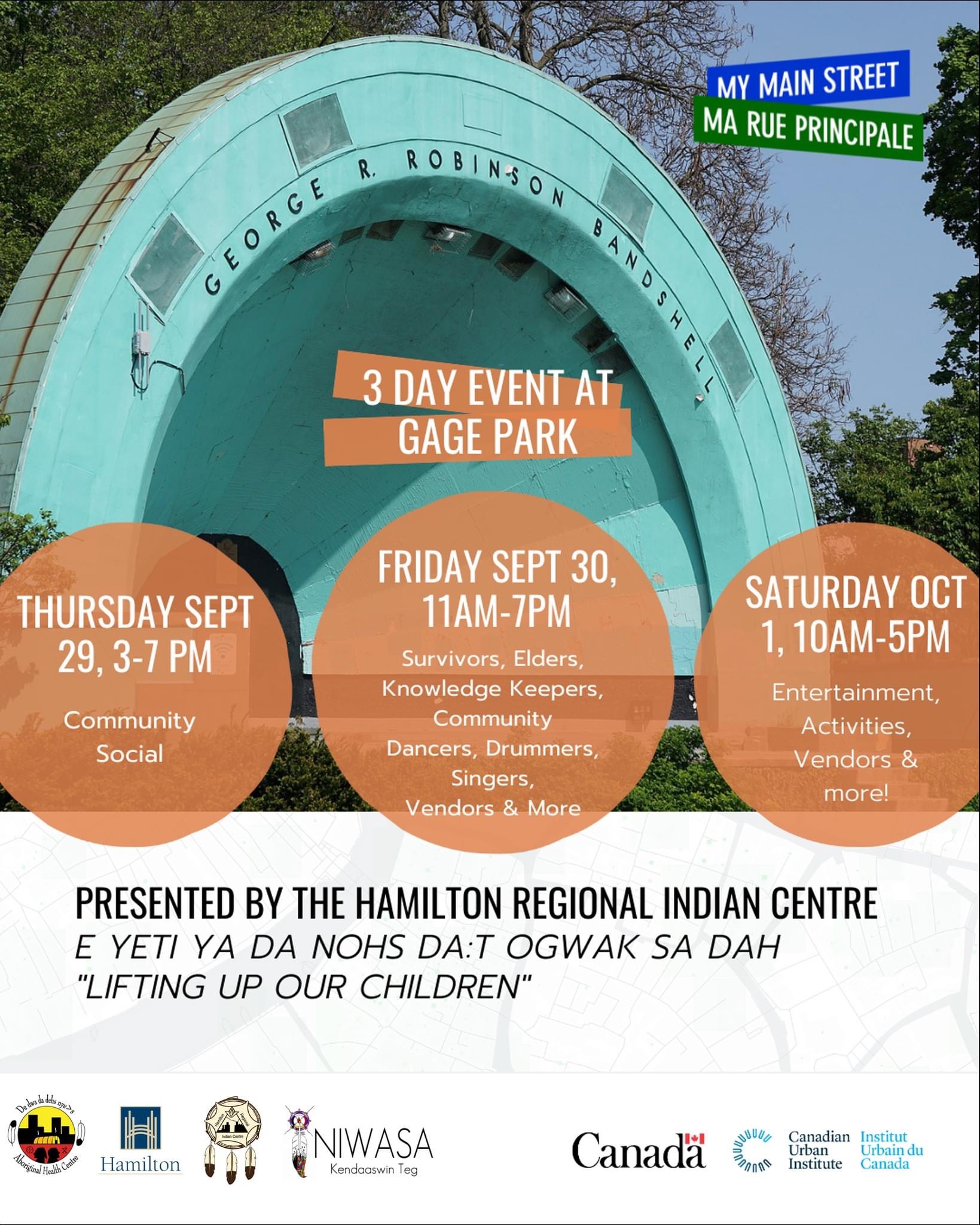 My Main Street 3 Day Event At Gage Park Westmount Secondary School