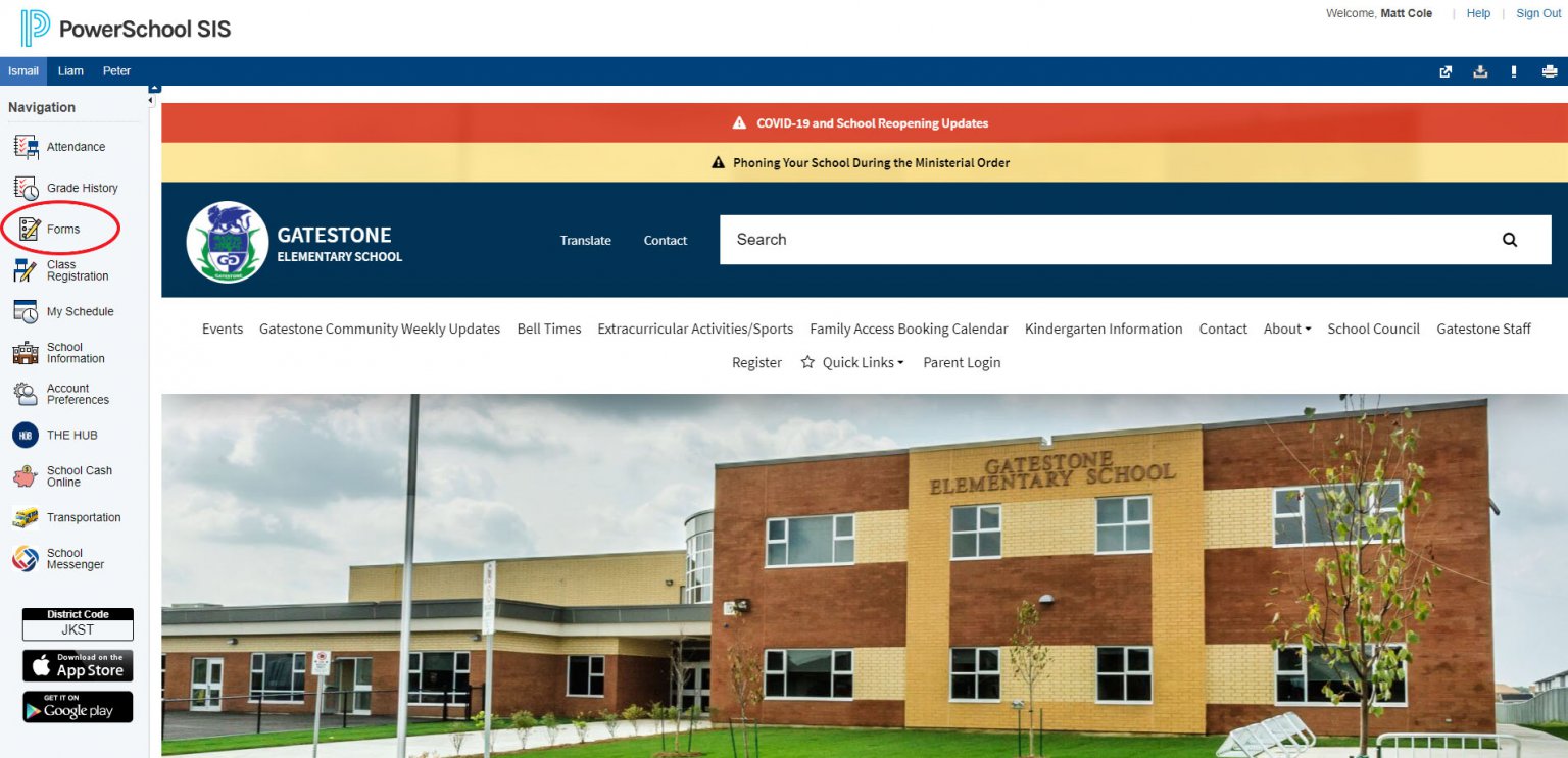 Parent Portal Support | Hamilton-Wentworth District School Board