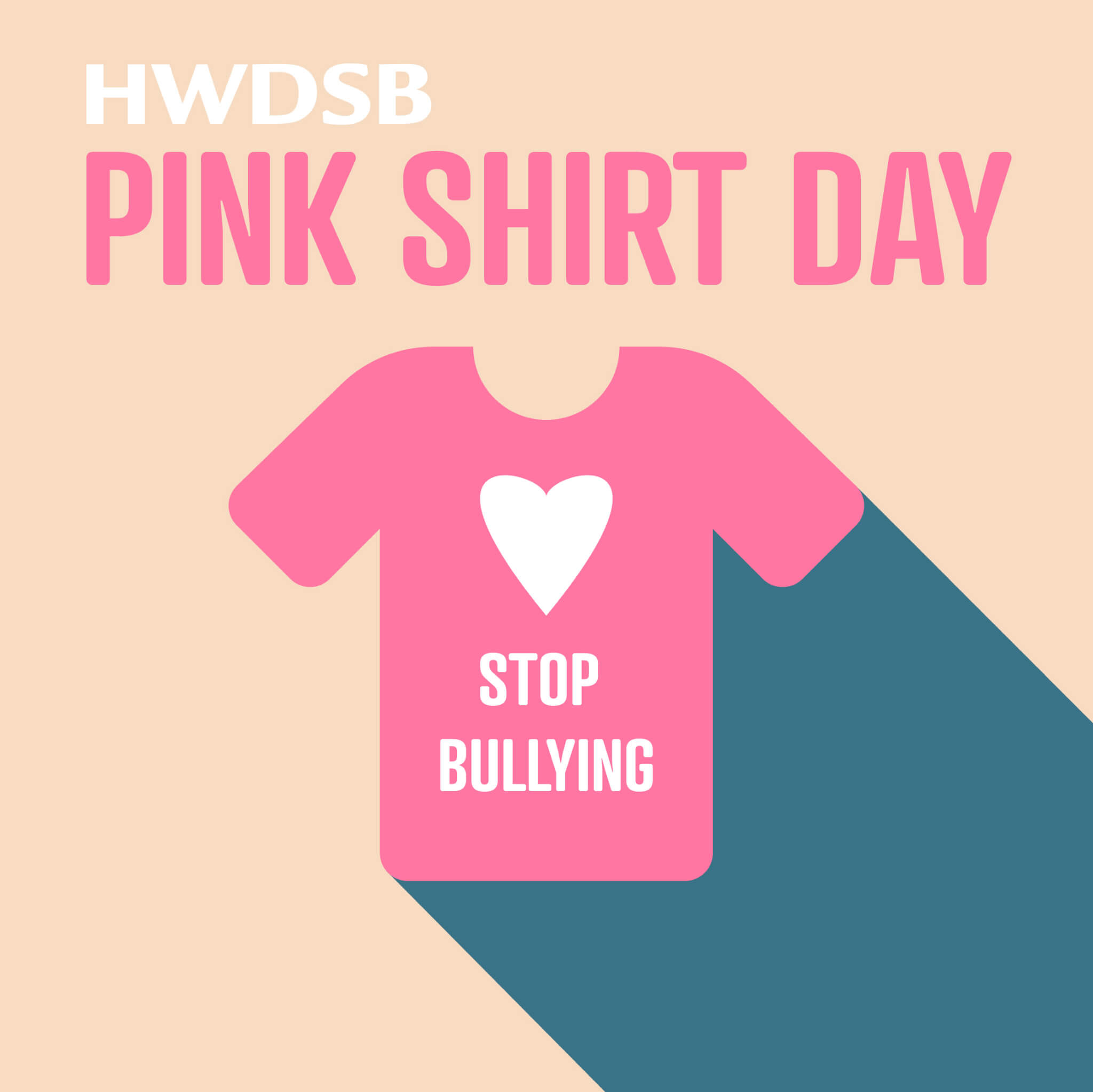 Pink Shirt Day February 22, 2023 HamiltonWentworth District School