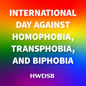 International Day Against Homophobia, Transphobia and Biphobia – May 17